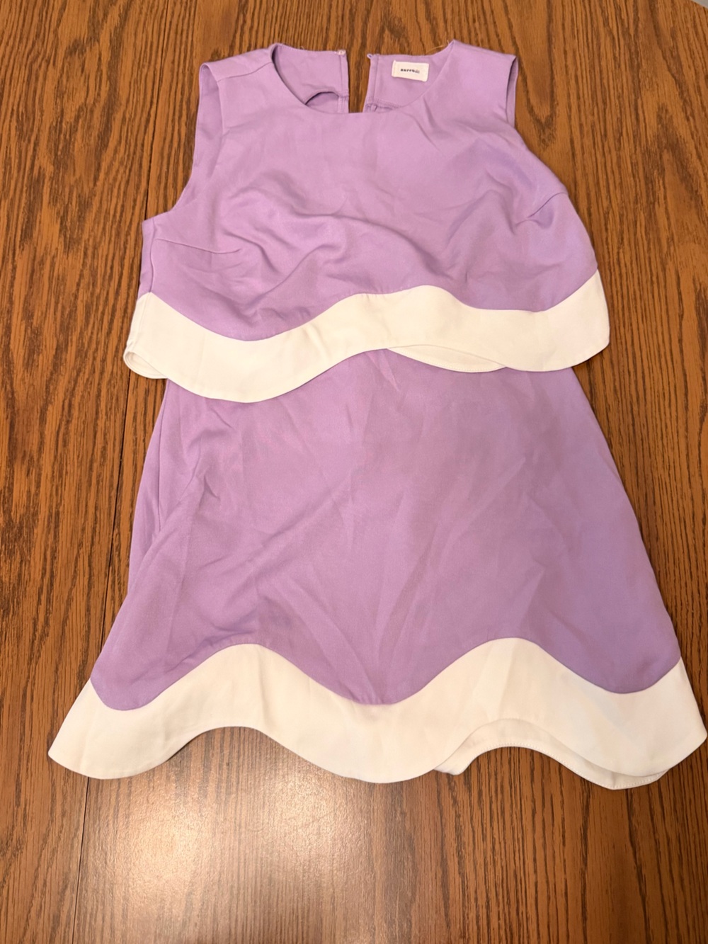 Aureum Matching Set Purple with White Trim